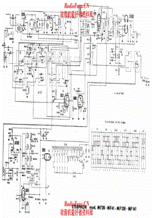 Eterphon MF26 - MF41 - MF126 - MF141 电路原理图.pdf