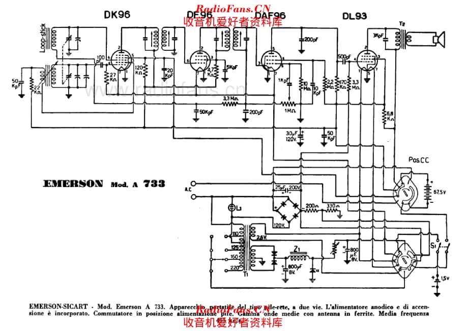 Emerson A733 电路原理图.pdf_第1页