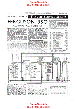 Ferguson 350A 电路原理图.pdf