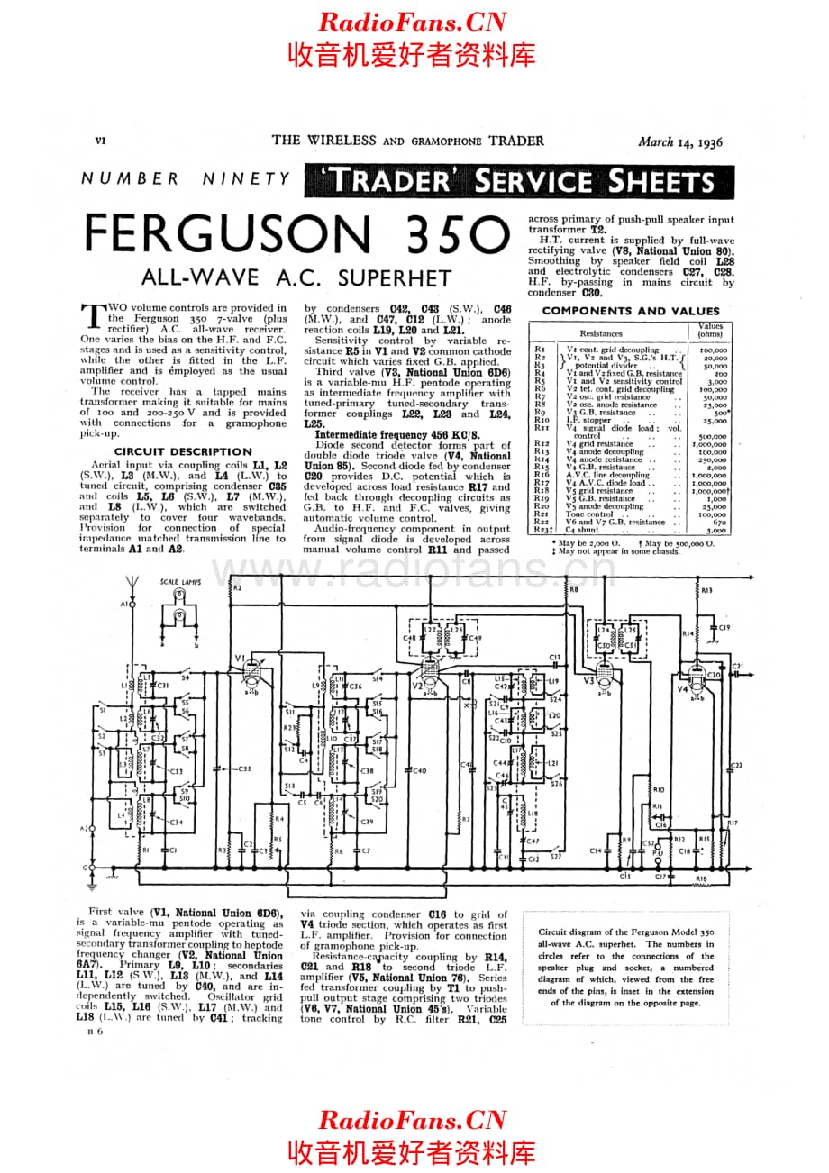 Ferguson 350A 电路原理图.pdf_第1页