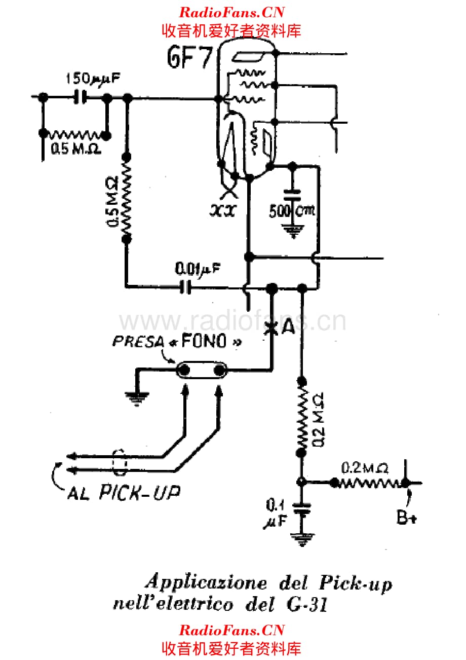 Geloso G31 pick-up II 电路原理图.pdf_第1页