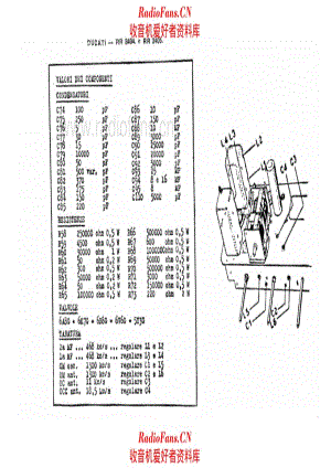 Ducati RR3404 RR3405 fono componenti 电路原理图.pdf