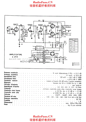 Geloso G211A Amplifier alternate 电路原理图.pdf