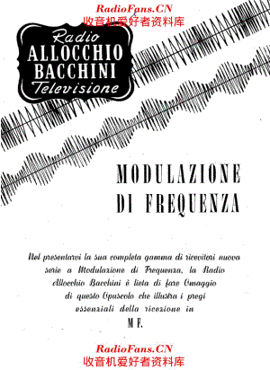 Allocchio Bacchini Opuscolo FM 电路原理图.pdf
