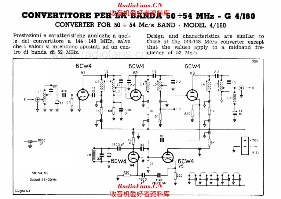 Geloso G4-160 Converter 电路原理图.pdf_第1页