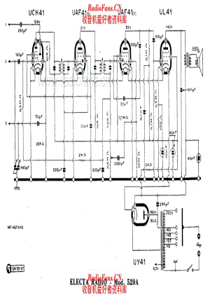 Electa Radio 520A 电路原理图.pdf