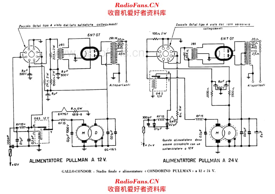 Gallo Condor Condorino Pullman power supply and AF unit 电路原理图.pdf_第1页