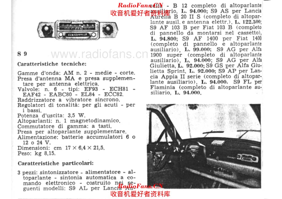 Gallo Condor S9-1 car radio specs 电路原理图.pdf_第1页