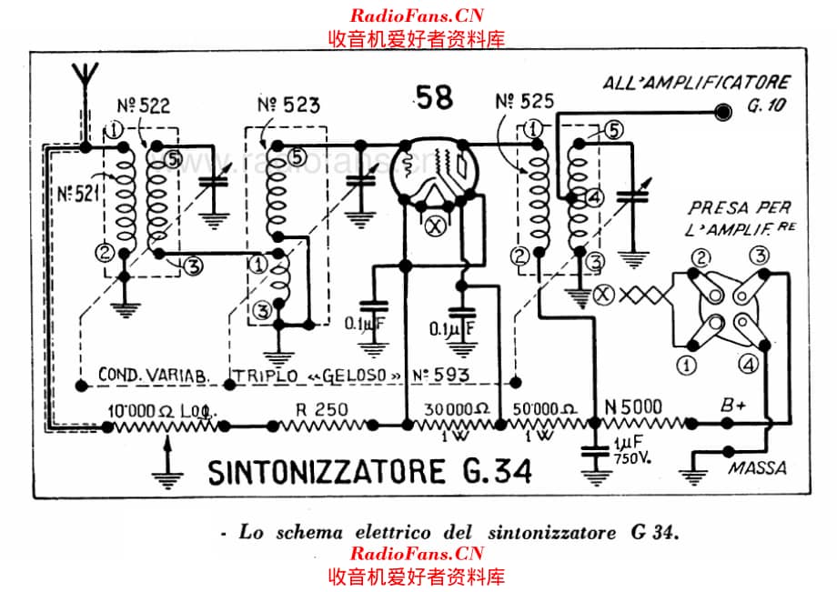 Geloso G34 Tuner 电路原理图.pdf_第1页