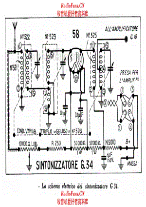 Geloso G34 Tuner 电路原理图.pdf