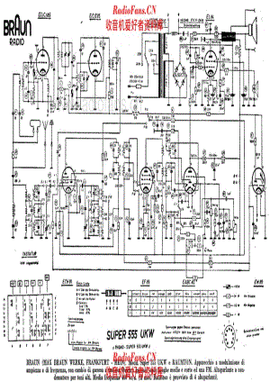 Braun Super 555UKW Raumton 电路原理图.pdf