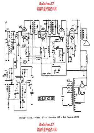 Crosley 257A 电路原理图.pdf