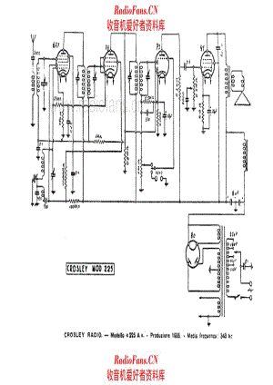 Crosley 225A 电路原理图.pdf