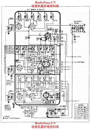 Geloso 2620A RF Tuner 电路原理图.pdf