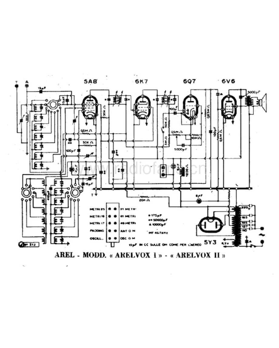 AREL Arelvox I-II 电路原理图.pdf_第1页