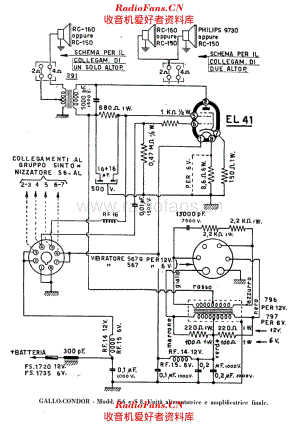 Gallo Condor S6 S8 power supply and AF unit 电路原理图.pdf