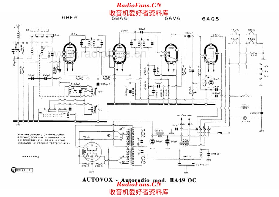 Autovox RA49OC 电路原理图.pdf_第1页