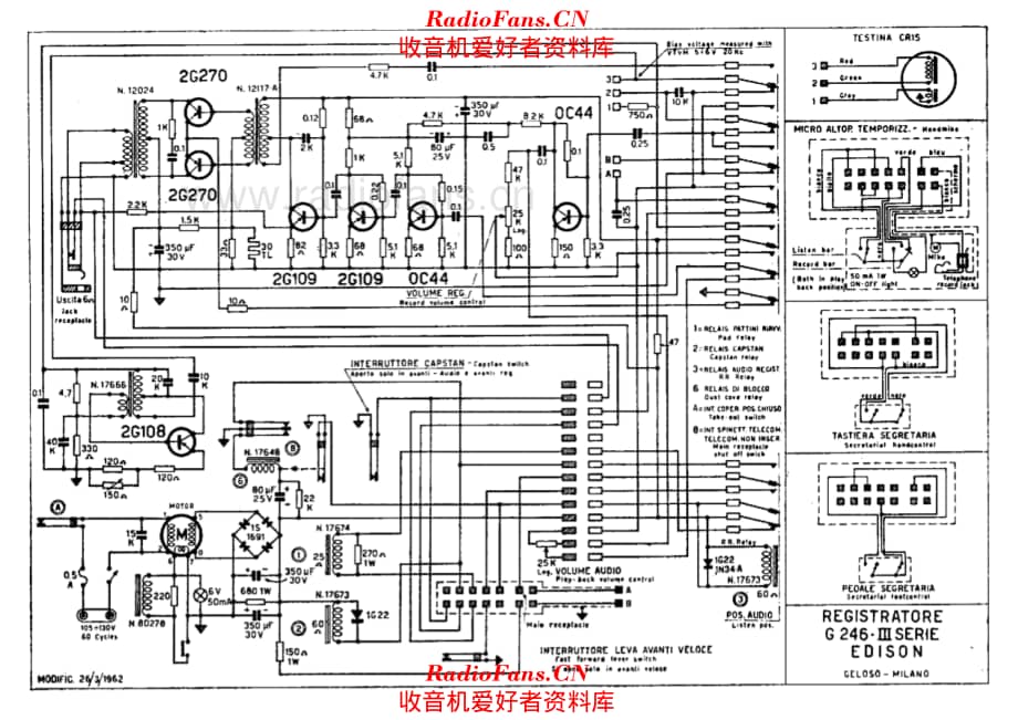 Geloso G246 Recorder III series 电路原理图.pdf_第1页