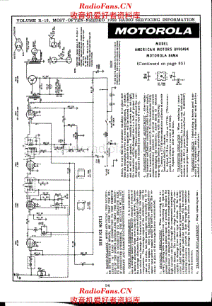 American Motors 8990494 电路原理图.pdf