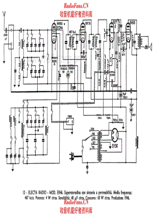 Electa Radio ER46_3 电路原理图.pdf
