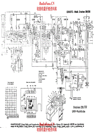 Graetz Grazioso 230 Scherzo 232 电路原理图.pdf