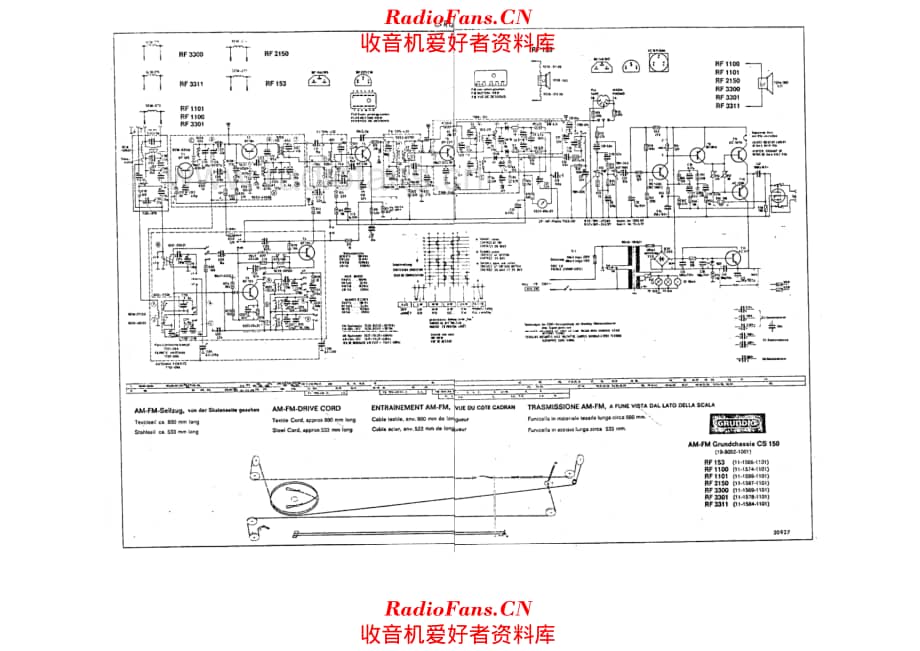Grundig RF153 RF1100 RF1101 RF2150 RF3300 RF3301 RF3311 电路原理图.pdf_第1页