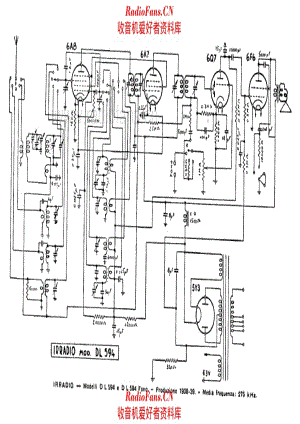Irradio DL594 DL594 Phono 电路原理图.pdf