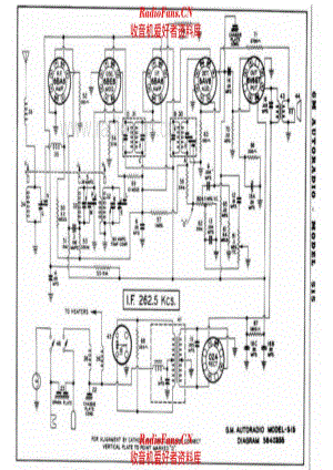 General Motors 515 - 1951 电路原理图.pdf