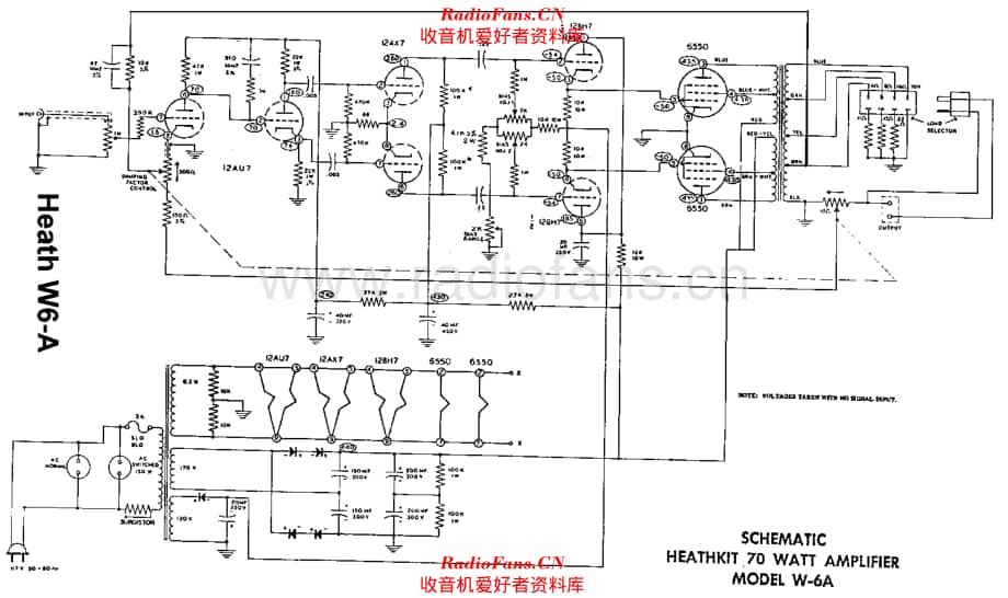 HeathkitW6A 电路原理图.pdf_第1页
