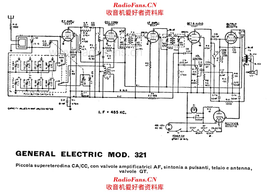 General Electric 321 电路原理图.pdf_第1页