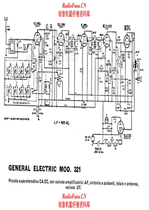 General Electric 321 电路原理图.pdf