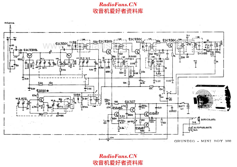 Grundig Mini Boy 300 电路原理图.pdf_第1页