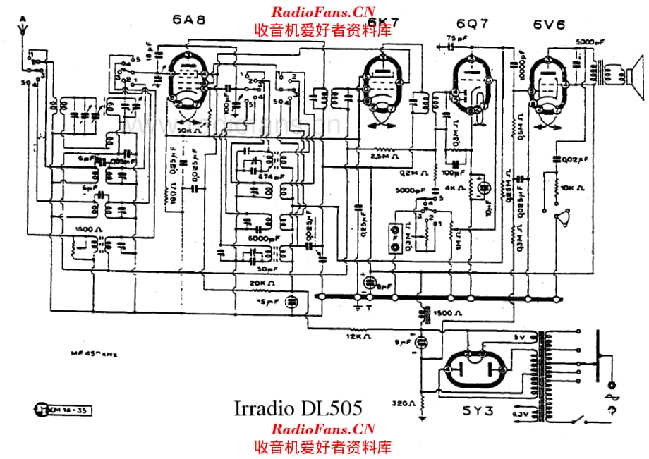 Irradio DL505 电路原理图.pdf_第1页