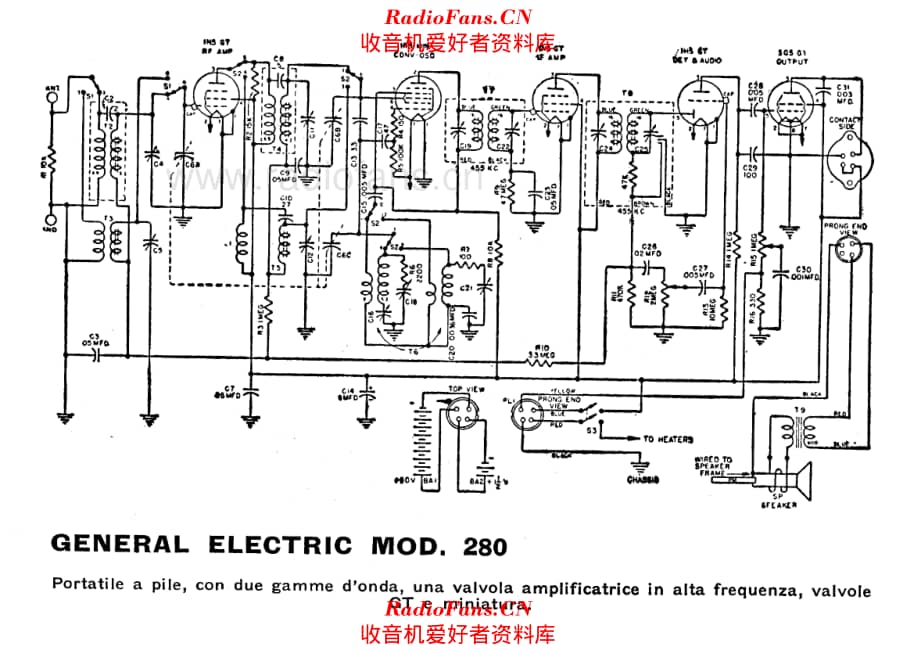 General Electric 280 电路原理图.pdf_第1页