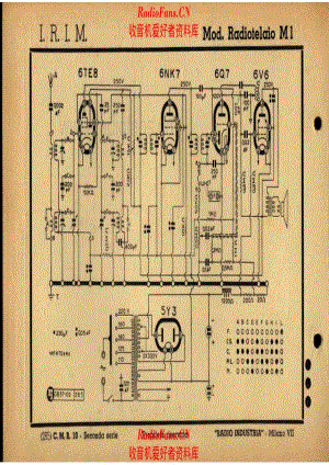 IRIM Radiotelaio M1 电路原理图.pdf