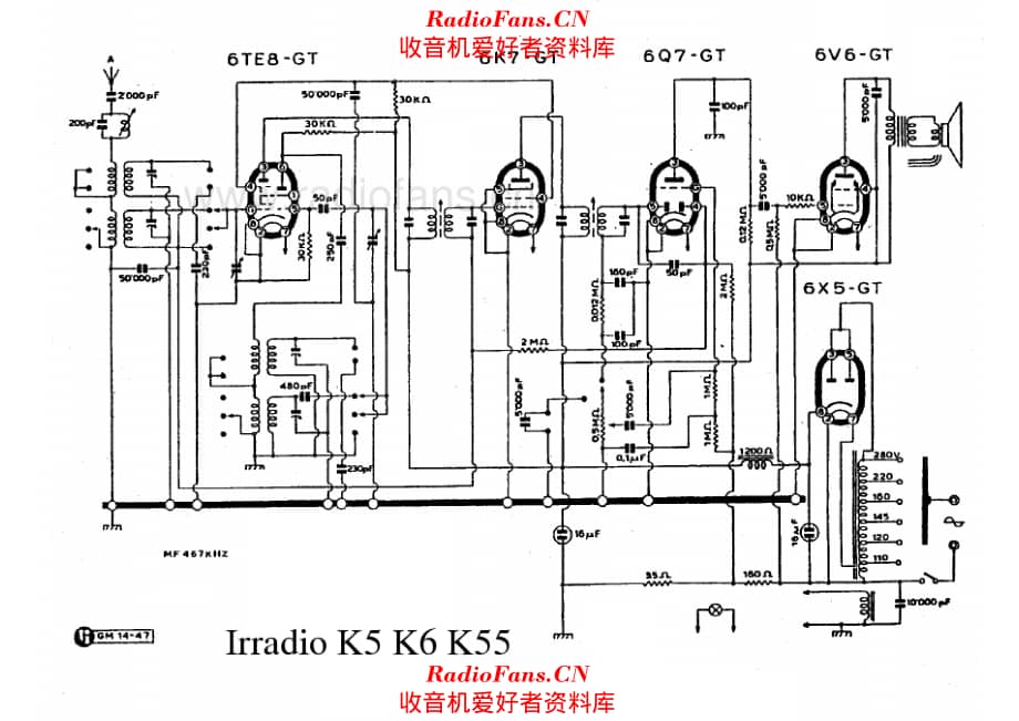 Irradio K5 K6 K55 电路原理图.pdf_第1页