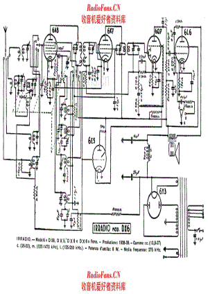 Irradio D58 DX5 DX6 DX6 Fono 电路原理图.pdf