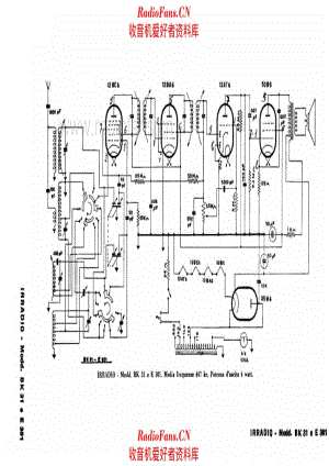 Irradio BK31 E301 电路原理图.pdf