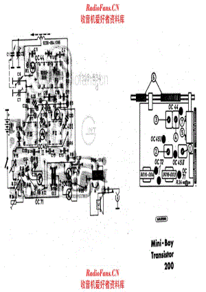 Grundig Mini Boy Transistor 200 PCB layout 电路原理图.pdf