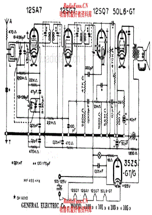 General Electric 100 101 103 105 电路原理图.pdf