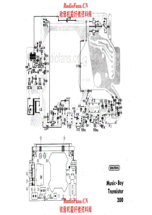 Grundig Music Boy Transistor 200 PCB layout 电路原理图.pdf