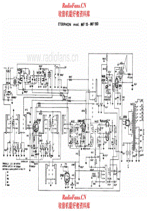 Ital Radio Eterphon MF15 - MF150 电路原理图.pdf