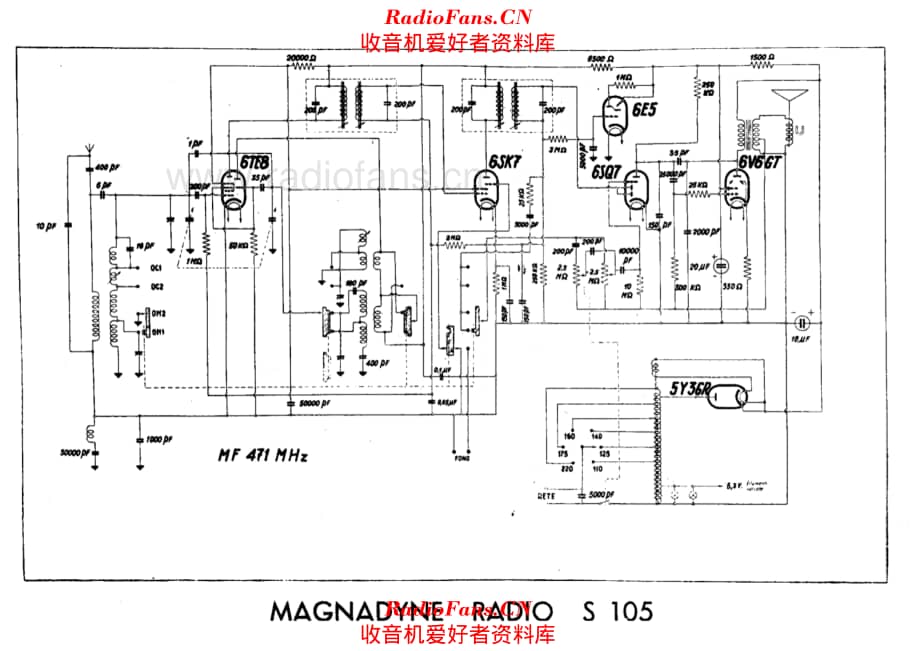 Magnadyne S105 电路原理图.pdf_第1页