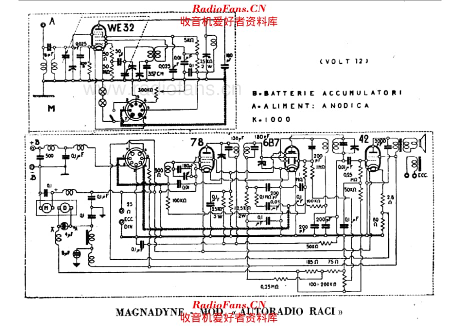 Magnadyne Autoradio RACI_3 电路原理图.pdf_第1页