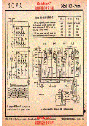 Nova 503 505 Fono A503 A1503E 电路原理图.pdf