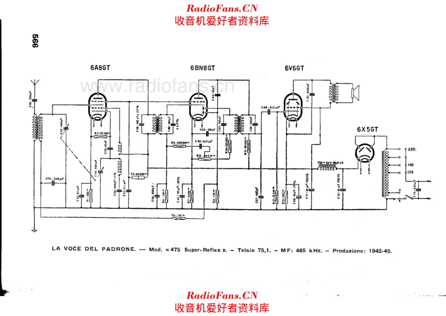 Marconi 475 Super Reflex Telaio75-1 电路原理图.pdf_第1页