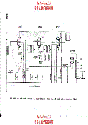 Marconi 475 Super Reflex Telaio75-1 电路原理图.pdf