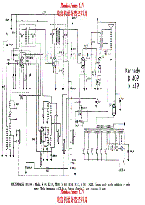 Magnadyne K109 K119 M801 M813 R513 S203 S213 电路原理图.pdf