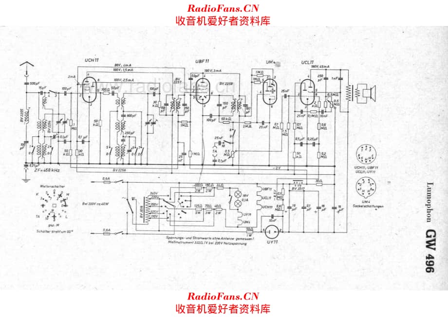 Lumophon GW496 电路原理图.pdf_第1页