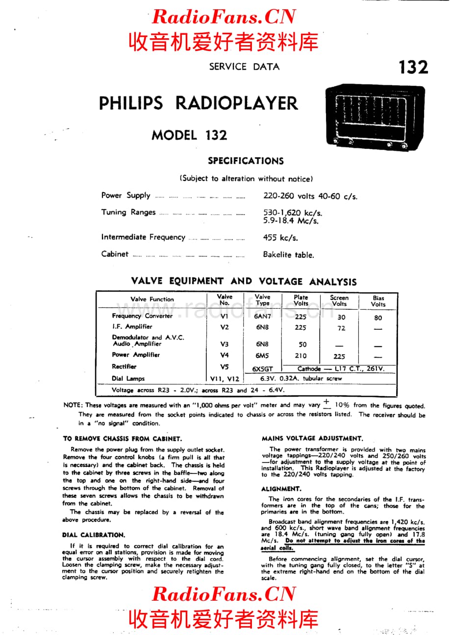 Philips 132 电路原理图.pdf_第1页